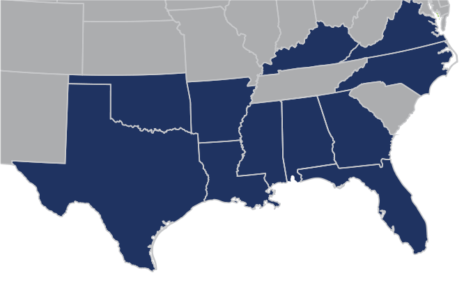 Bannister Energy Service Areas